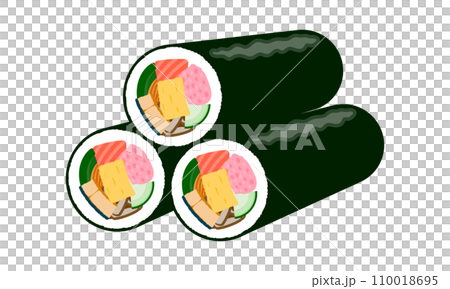 3本の恵方巻 110018695