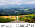 北海道のまっすぐな道 110018719