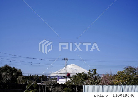 富士山と電気工事 110019046