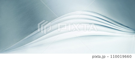 Abstract background from white sheets of paper 110019660