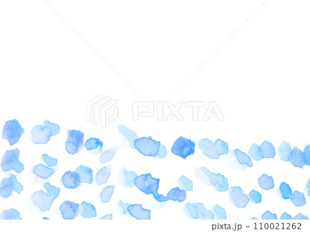 水色の水彩テクスチャの背景イラスト素材 110021262