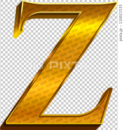 Luxury Gold Alphabet Letter Z Luxury Gold Alphabet Letter Z 110021535