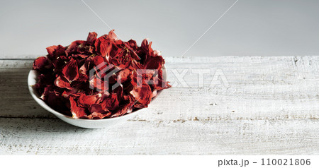 Natural background of rose petals 110021806