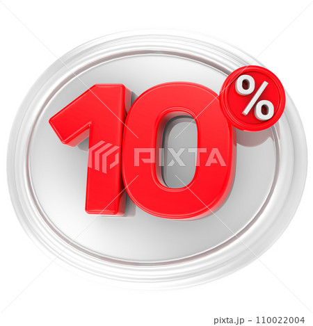 3d Render Percentage Number 3d Render Percentage Number 110022004