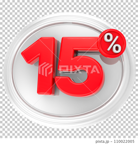 3d Render Percentage Number 3d Render Percentage Number 110022005