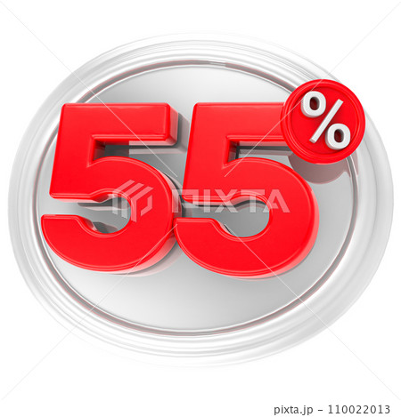 3d Render Percentage Number 3d Render Percentage Number 110022013
