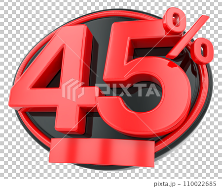 red sale word on white background 110022685