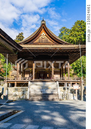 滋賀県大津市坂本の日吉大社 東本宮拝殿(重要文化財) 滋賀県大津市坂本の日吉大社 東本宮拝殿(重要文化財) 110024661