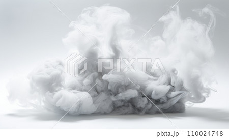 ドライアイスの白い煙：AI作品 110024748