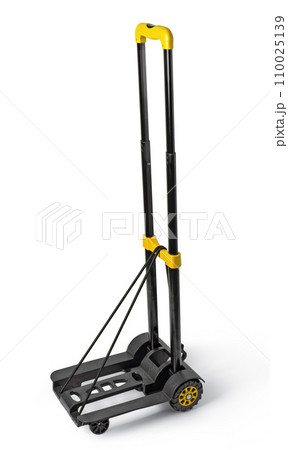 hand-truck on white background 110025139