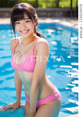 AI清純水着女子 110026038