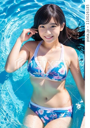 AI清純水着女子 110026185