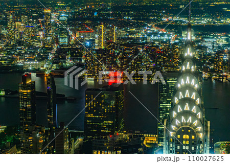 ニューヨークの夜景　 110027625