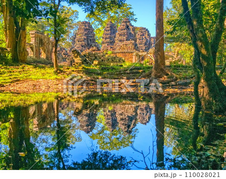 Banteay Kdei temple at Angkor Thom, Siem Reap, Cambodia 110028021