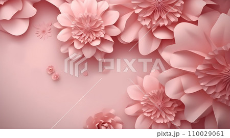 Illustration of flower decoration template draft as nature background and backdrop with some copy space good for invitation, greetings, wedding, valentine, or other romantic love design element. Illustration of flower decoration template draft as nature background and backdrop with some copy space good for invitation, greetings, wedding, valentine, or other romantic love design element. 110029061