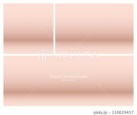 A set of pastel stage showcases, a demonstration of products. Minimalist catwalk scenes. 110029457