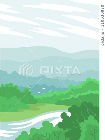 Summer landscape of nature Summer landscape of nature 110030920