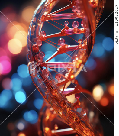 Real picture DNA helix structure 110032017