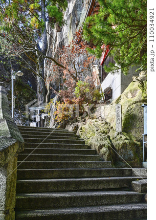 太郎坊宮（太郎坊・阿賀神社）参道の石段 110034921
