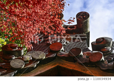 太郎坊宮(太郎坊・阿賀神社)の紅葉 太郎坊宮(太郎坊・阿賀神社)の紅葉 110034934