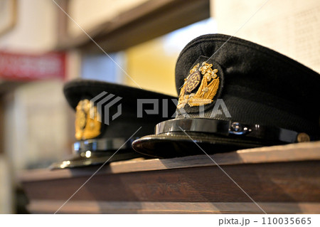 加悦鉄道資料館　展示された制帽（京都府与謝郡与謝野町） 110035665