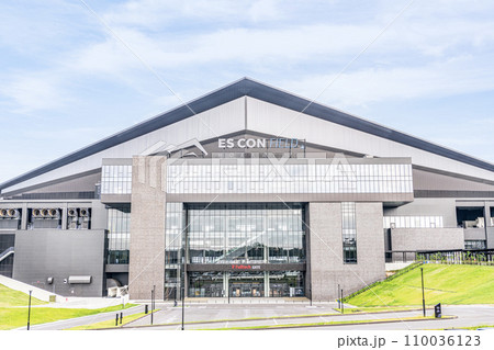 北海道北広島市 北海道ボールパークFビレッジの代表的な建物エスコンフィールドHOKKAIDO 北海道北広島市 北海道ボールパークFビレッジの代表的な建物エスコンフィールドHOKKAIDO 110036123