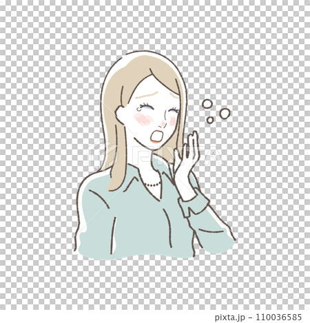 藍色圓圈的原因：睡眠不足的說明 110036585