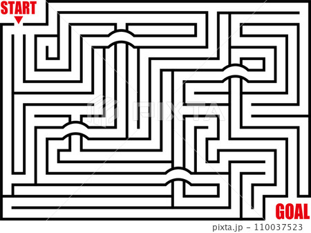 迷路のイラスト 迷路のイラスト 110037523