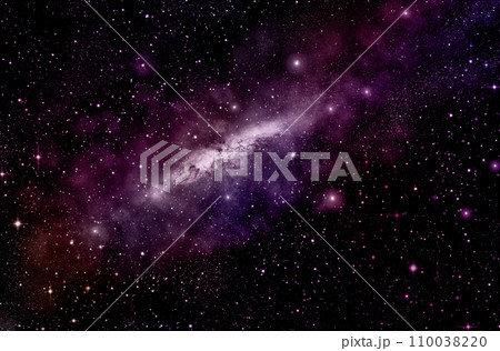 A space of the galaxy ,atmosphere with stars at dark background	 110038220