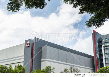 Taiwan Semiconductor Manufacturing Company (TSMC) plant in Hsinchu Science Park, Taiwan, TSMC is the world's largest dedicated independent semiconductor foundry. 110039558