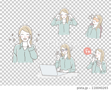 眼部疾病預防插圖集 110040265