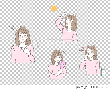 黑眼圈成因的插圖集 110040297