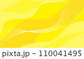 A simple yellow abstract background with fluid and line elements suitable for practical applications. 110041495