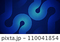 Dark blue abstract background with serpentine style lines as the main component. 110041854
