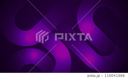 Dark violet abstract background with serpentine style lines as the main component. 110041866