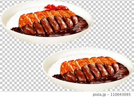 炸豬排咖哩 福神漬 咖哩飯 炸豬排 110043093