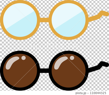 レンズが丸い眼鏡、丸眼鏡 110044325