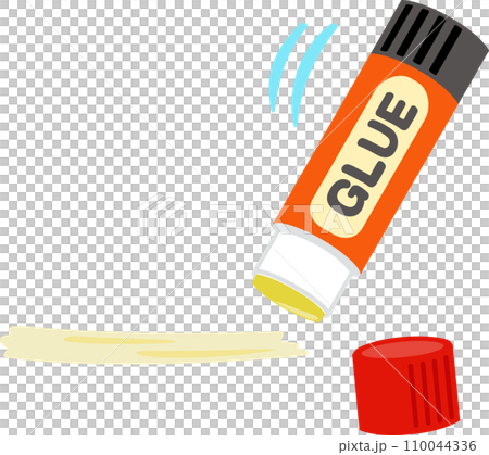 Traces of applying stick type glue 110044336