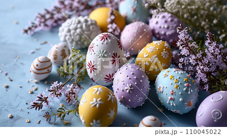 AI art colorful egg background カラフルな卵の背景 AI art colorful egg background カラフルな卵の背景 110045022