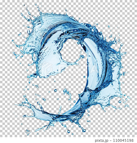 Dynamic Water Splashes with Wave Swirls and Droplets, Perfect for Environmental and Natural Themes on Transparent Canvas, Ai generative Dynamic Water Splashes with Wave Swirls and Droplets, Perfect for Environmental and Natural Themes on Transparent Canvas, Ai generative 110045198