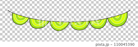 旗幟花環圓形圖案單品1 110045390