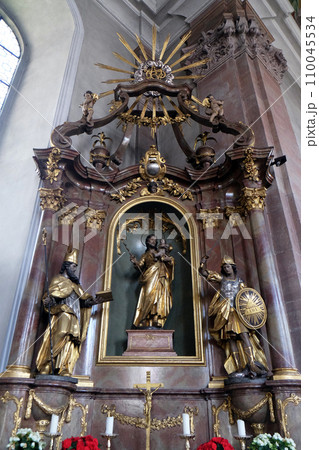 Saint Joseph altar in Our Lady church in Aschaffenburg, Germany Saint Joseph altar in Our Lady church in Aschaffenburg, Germany 110045534