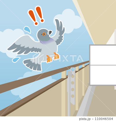 鳩よけイラスト 110046504