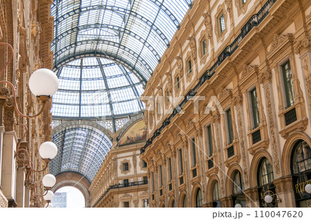 Italy, Milan, Interior of the Victor Emmanuel II Gallery 110047620