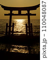 海に浮かぶ鳥居 110048087