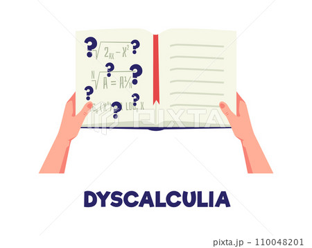Hands holding an open book, vector illustration on white, cartoon style 110048201
