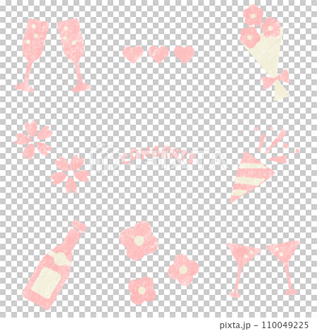 春季慶典季節酒插畫(粉紅) 春季慶典季節酒插畫(粉紅) 110049225