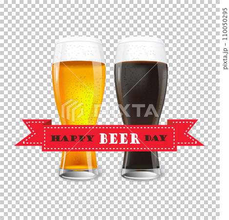 Glass of beer isolated on white Glass of beer isolated on white 110050295