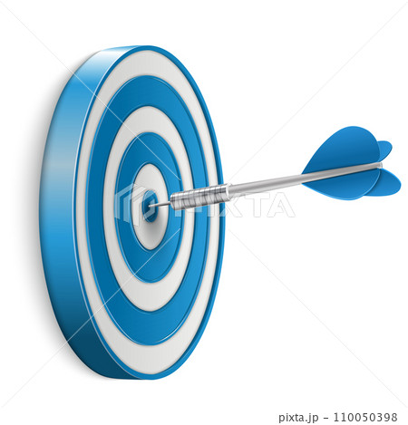 Target with darts, 3d icon Target with darts, 3d icon 110050398