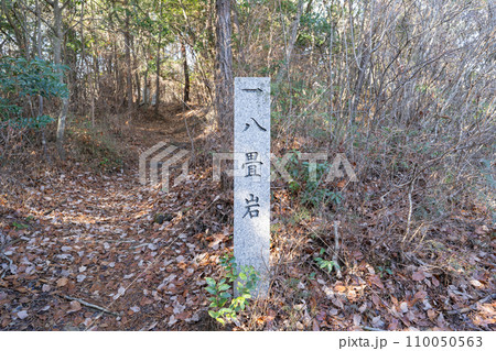 鬼ノ城の八畳岩(鬼城山) 鬼ノ城の八畳岩(鬼城山) 110050563